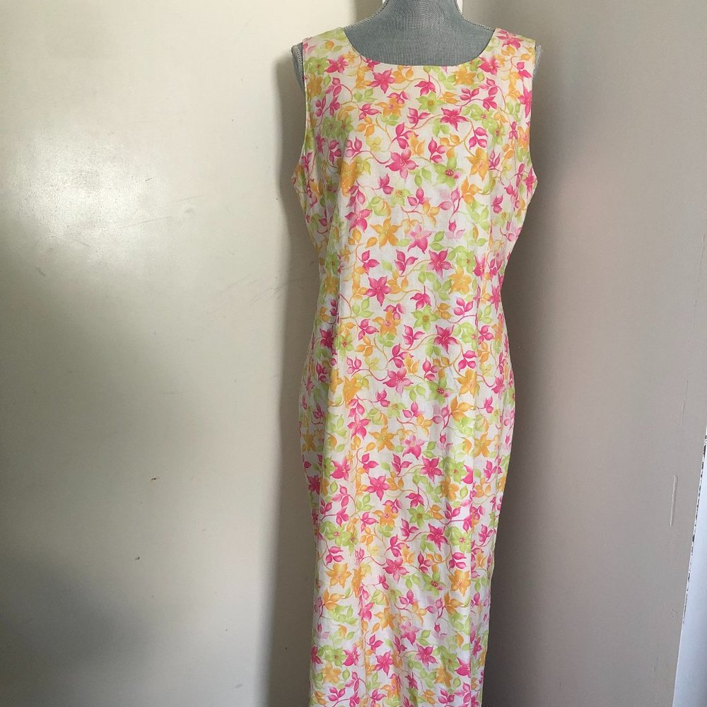 vintage linen dress